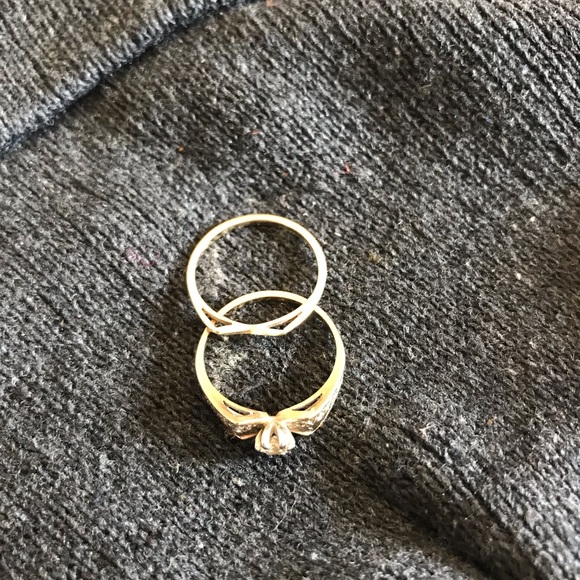 10k gold wedding set - Picture 3 of 3